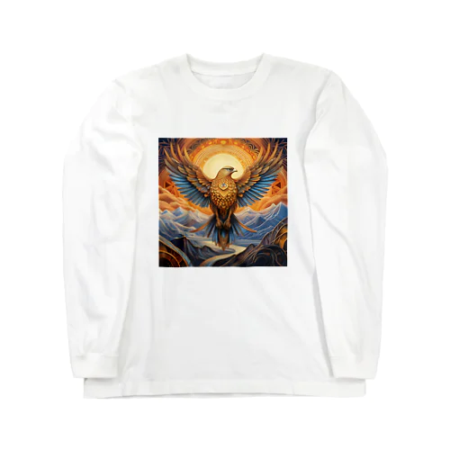 神々しい鷹・シンボルマーク2 Long Sleeve T-Shirt