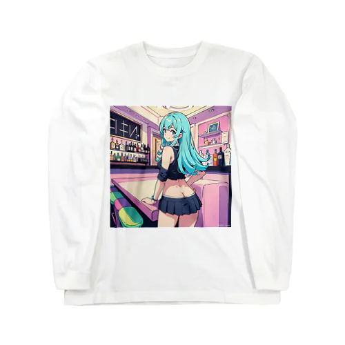 魔法バーテンダー少女 ロングスリーブTシャツ