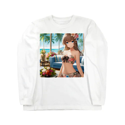 海と南国と水着と　夏休み Long Sleeve T-Shirt