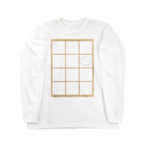 ぶちぬきねこ<枠付きver.> Long Sleeve T-Shirt