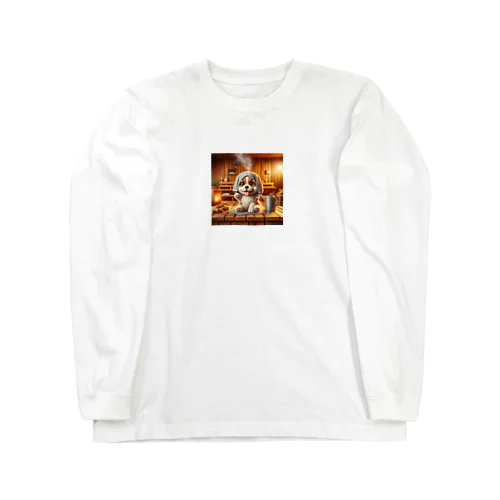 わんこがサウナ Long Sleeve T-Shirt