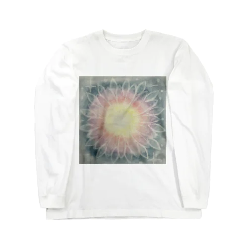 光のパステルアート　涼しい光 Long Sleeve T-Shirt