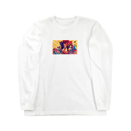 ことわざ物語：鬼に金棒 Long Sleeve T-Shirt