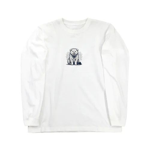 穏やかな犬 Long Sleeve T-Shirt