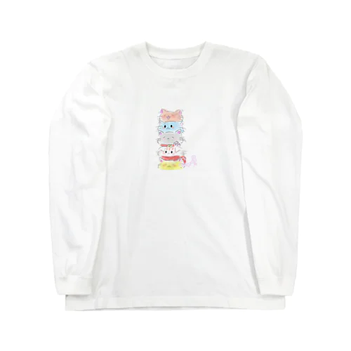 ネコ姉妹・兄弟のかわいいグッツ Long Sleeve T-Shirt