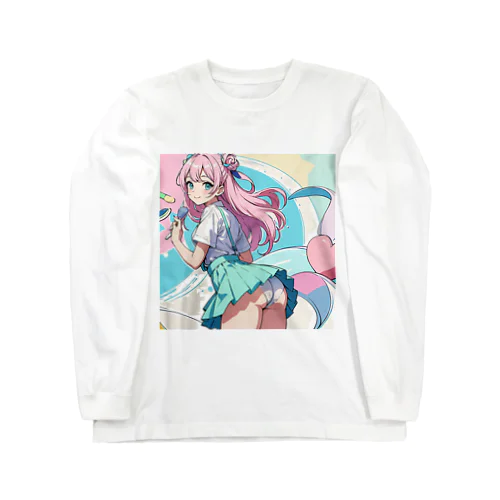 魔法メイク少女 Long Sleeve T-Shirt