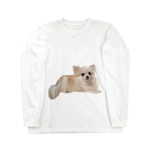 可愛い犬のアイテム Long Sleeve T-Shirt