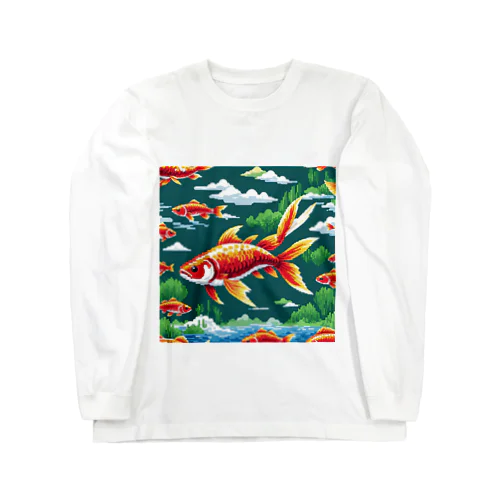 ピクセルアートの5月 Long Sleeve T-Shirt