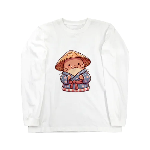 和みのカワウソ：伝統衣装でこんにちは Long Sleeve T-Shirt