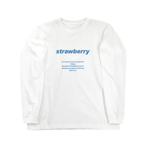 strawberry ロングスリーブTシャツ