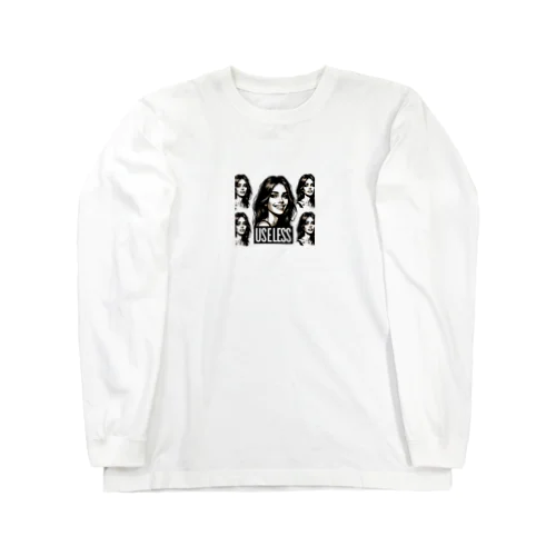 笑顔で役立たず言う美女２ Long Sleeve T-Shirt