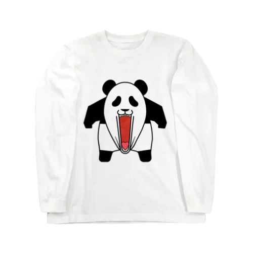 パンダの咆哮 Long Sleeve T-Shirt