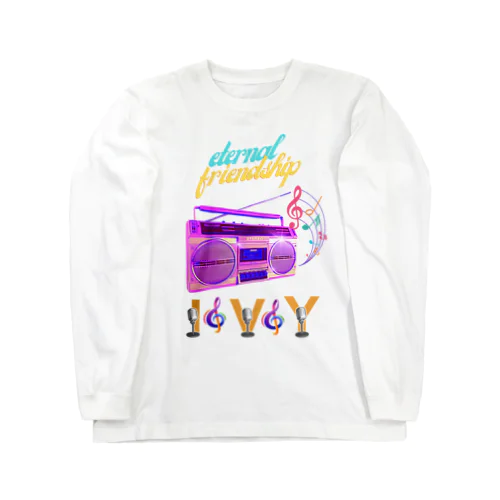 懐かしいラジカセ Long Sleeve T-Shirt