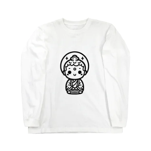 かわいい菩薩のシンプルイラスト Long Sleeve T-Shirt