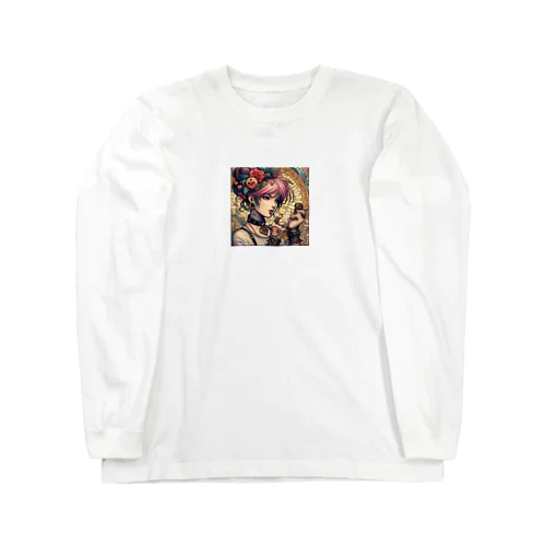 ピンク Long Sleeve T-Shirt