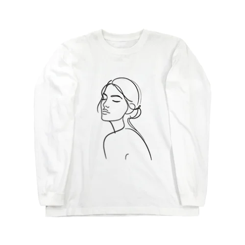 一筆書き風アート7 Long Sleeve T-Shirt