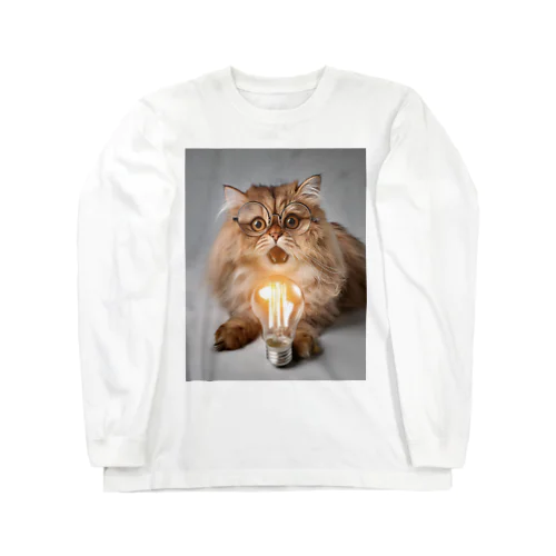 ペルシャ猫💡 ロングスリーブTシャツ