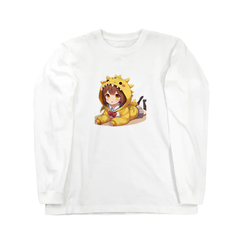 寝こドラ娘！イエロー Long Sleeve T-Shirt