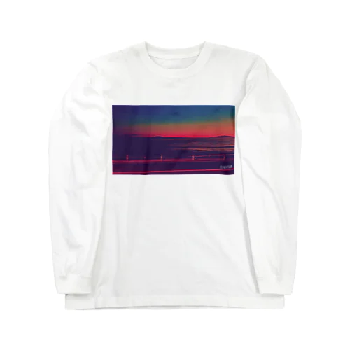 calm  sunset ロングスリーブTシャツ