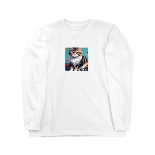 オシャレな猫 Long Sleeve T-Shirt