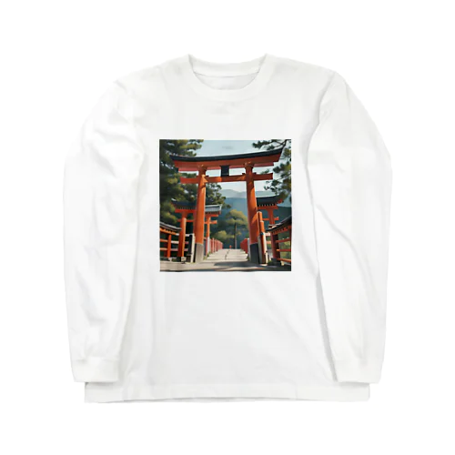 鳥居 Long Sleeve T-Shirt