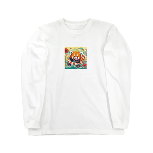 ちょっとやんちゃなレッサーパンダです Long Sleeve T-Shirt