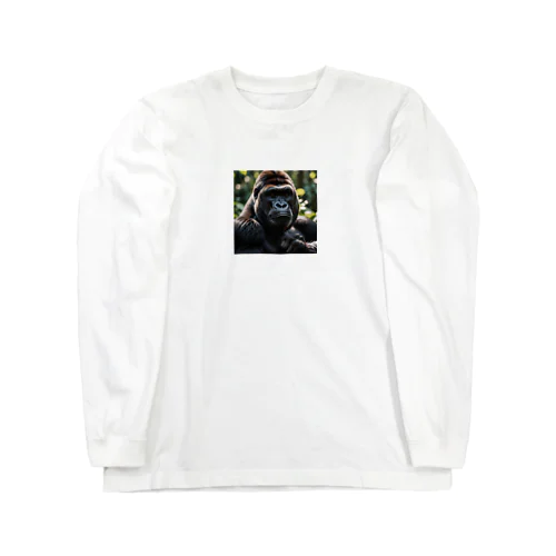 ぼんやりしているゴリラ Long Sleeve T-Shirt