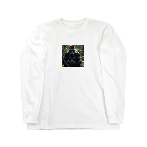 不運なゴリラ Long Sleeve T-Shirt