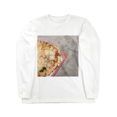 深夜3時にLサイズのピザ食いたい Long Sleeve T-Shirt