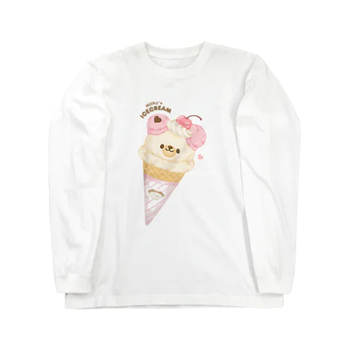 くまちゃんアイス🍓 Long Sleeve T-Shirt