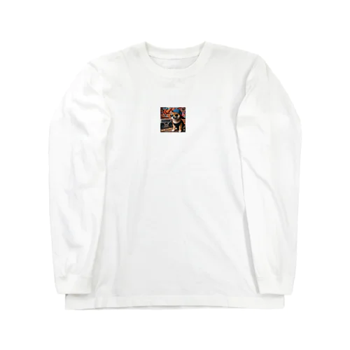 柴犬のヒップホップ Long Sleeve T-Shirt