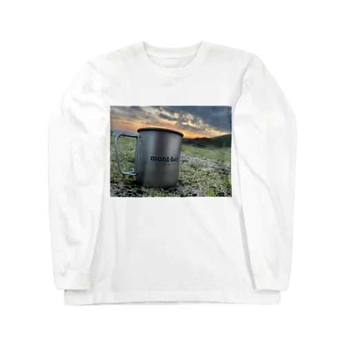 島の夕焼け Long Sleeve T-Shirt