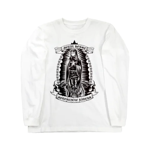 METAL HORSE バイカーマリア ブラック Long Sleeve T-Shirt