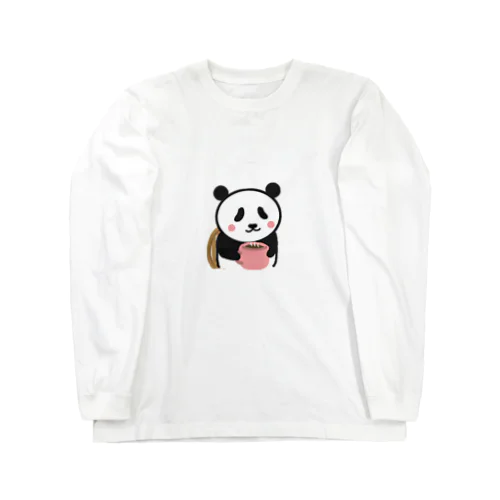 ボクパンダ「ゆっくり休んでね」 Long Sleeve T-Shirt