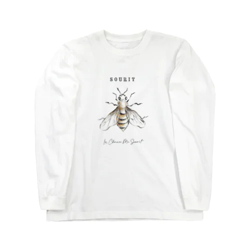 ミツバチ彩色 Long Sleeve T-Shirt