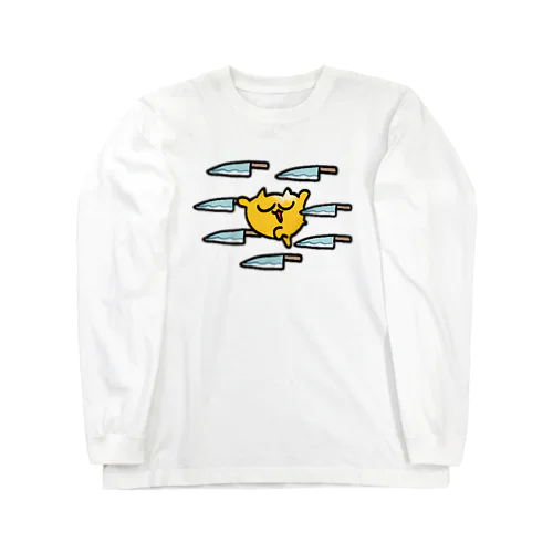 ヘラりうんたねこ Long Sleeve T-Shirt