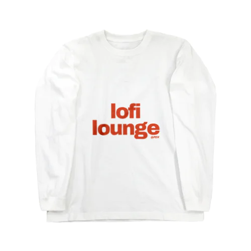 Lofi Lounge 赤 Long Sleeve T-Shirt