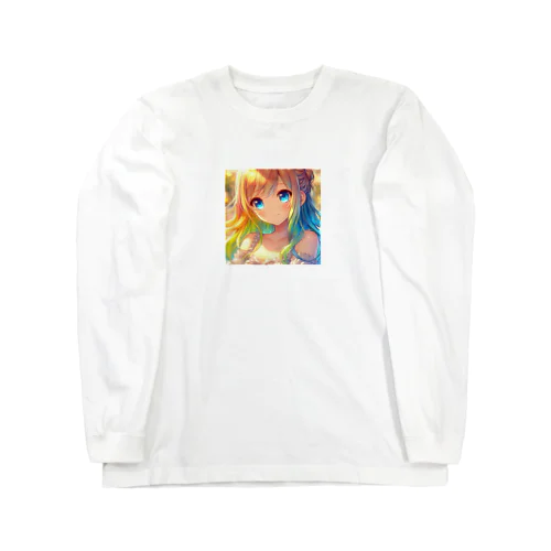 優しく微笑む少女💞 Long Sleeve T-Shirt