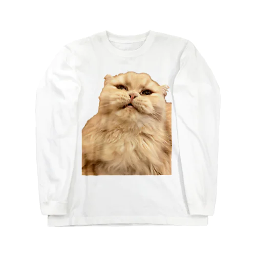 怒る猫 Long Sleeve T-Shirt