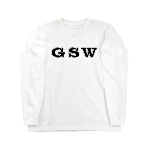 GSWロゴ　ver.2 ロングスリーブTシャツ