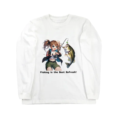  釣り女子 ツリガール 04 ロングスリーブTシャツ