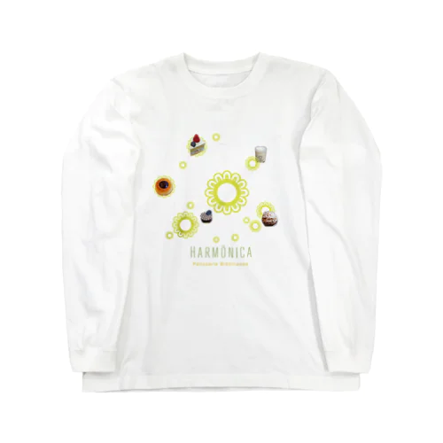 ハーモニカ花泡にお菓子 Long Sleeve T-Shirt