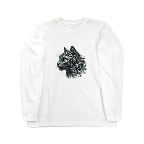 機械ねこ Long Sleeve T-Shirt