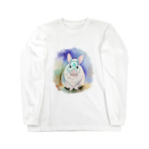 水彩チンチラくん Long Sleeve T-Shirt