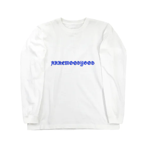 AKKEMOODYGOD (Name Logo2) ロングスリーブTシャツ