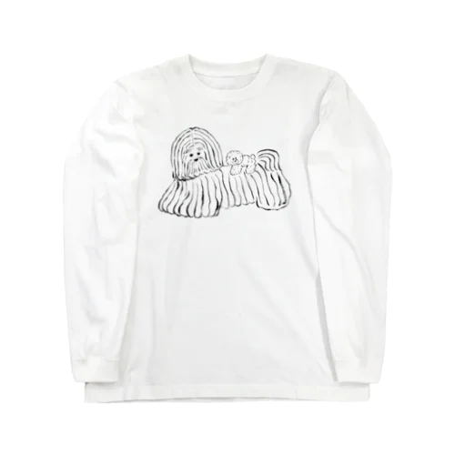 マルチーズおんぶビジョン Long Sleeve T-Shirt