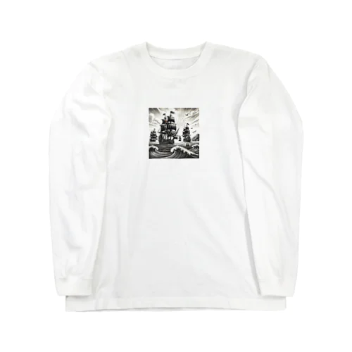 黒船 Long Sleeve T-Shirt