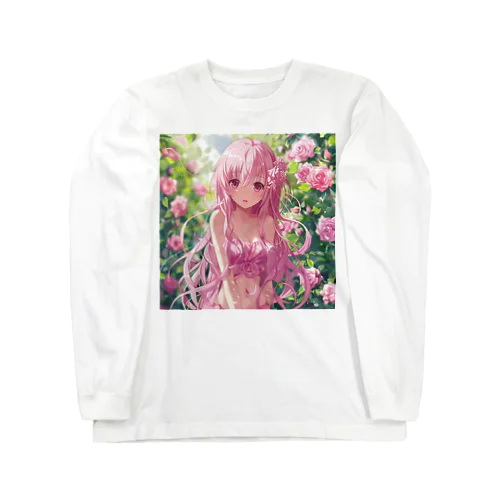 薔薇と美少女　Tomoe bb 2712 Long Sleeve T-Shirt