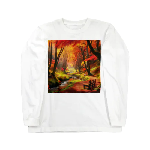 「秋風景グッズ」 Long Sleeve T-Shirt