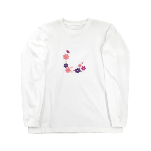 美しいコスモスの花❀ Long Sleeve T-Shirt